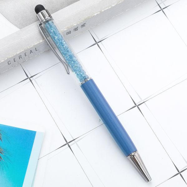 

pen color bling crystal ballpoint creative creative 24 pilot stylus touch pen for writing stationery office sc, Blue;orange