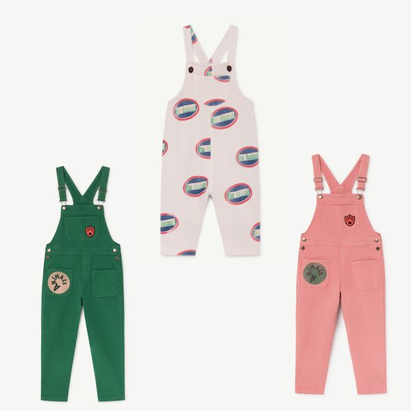 

2019 tao new autumn winter kids overalls boys girls fashion print pants baby children cute pants y200704, Blue