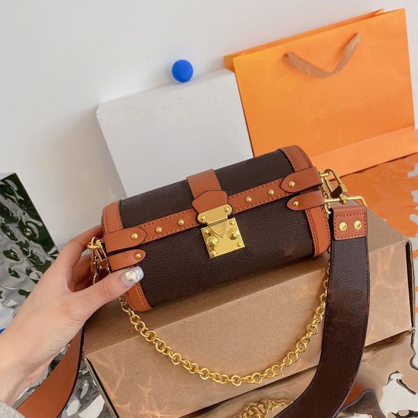 

22sss luxury shoulder bag designer bag chain cross body fashionable women cylinder handbag wallet