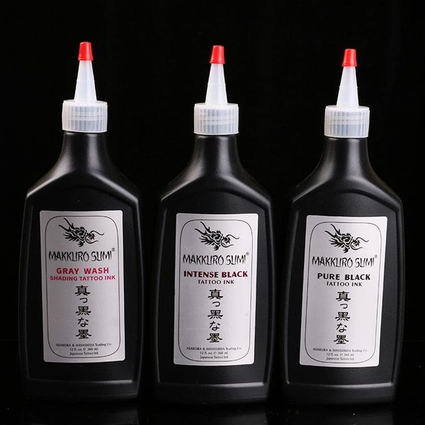 

tattoo inks 12 pigment black ink material syrup water 360ml beauty