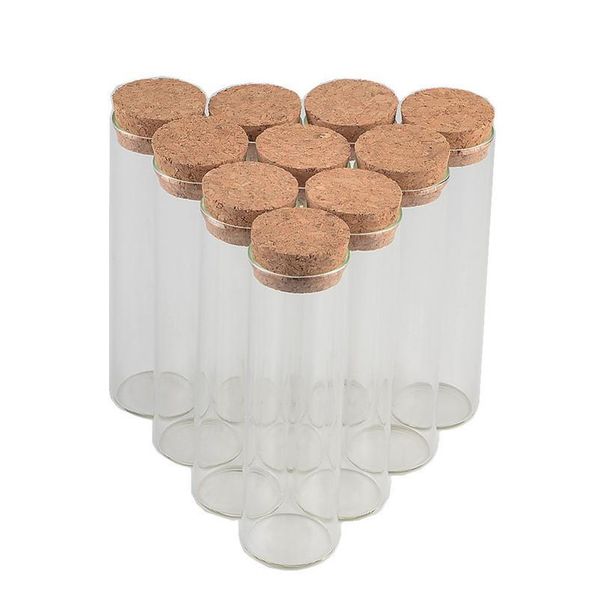 

60ml glass bottles vials jars test tube with cork ser empty glass transparent clear bottles 30x120mm 2 jllswf