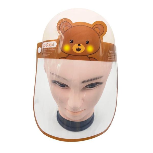 

1pc child protective face shield anti splash droplet full face cover mask kid reusable cute safe clear face shield qylubv bdesybag