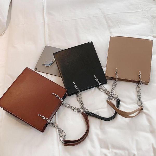 

pu leather solid shoulder bag 3 layer women's pleated briefcase office