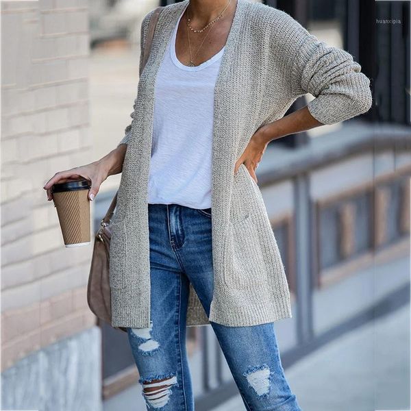 

sweater knitting cardigan woman loose coat loose will code sweater1, White