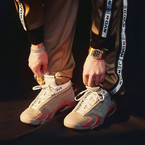 

2021 jumpman 14 men sneakers clot airs x 14s low mens basketball shoes brown men sport shoes with box 13 size