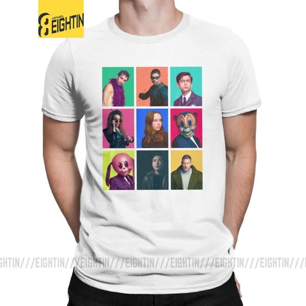

men the umbrella academy character collage cha diego vanya luther allison comic short sleeve tees 6xl hooded sweatshirt hoodie men t shirt