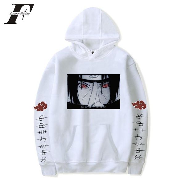 

akatsuki hoodies sweatshirt men/women streetwear tracksuit pullover hoody itachi men clothing autumn winter hip hop full, Black