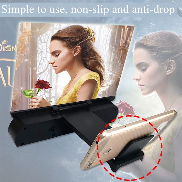

bluetooth mobile video magnifying glass mobile phone screen amplifier screen magnifier for iphone for samsung and all phone