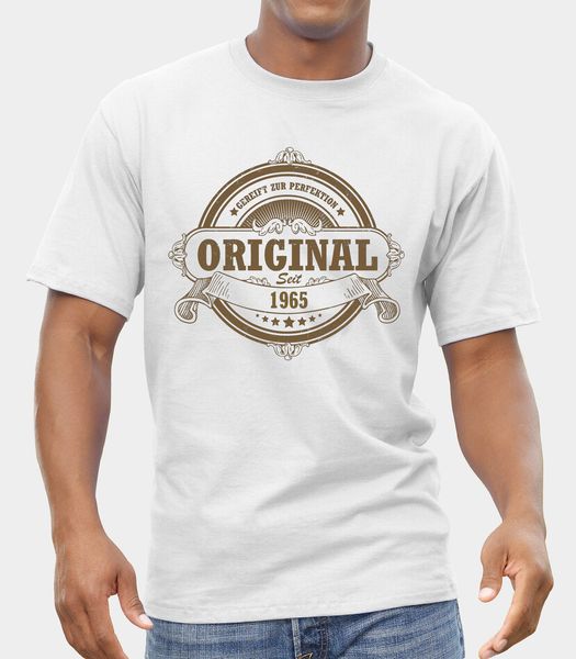 

2019 новое лето повседневная мужчины футболки hergestellt в 1965 - bis зур perfektion gereift t-shirt печать по epson спорта толстовка с кап