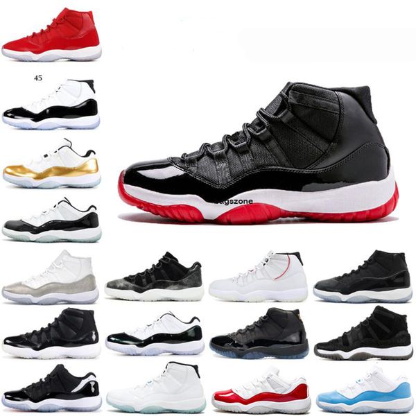 

11s bred space jam concord 45 man basketball shoes gamma blue mens bred athletic fashion sneaker trainers 7-13, White;red