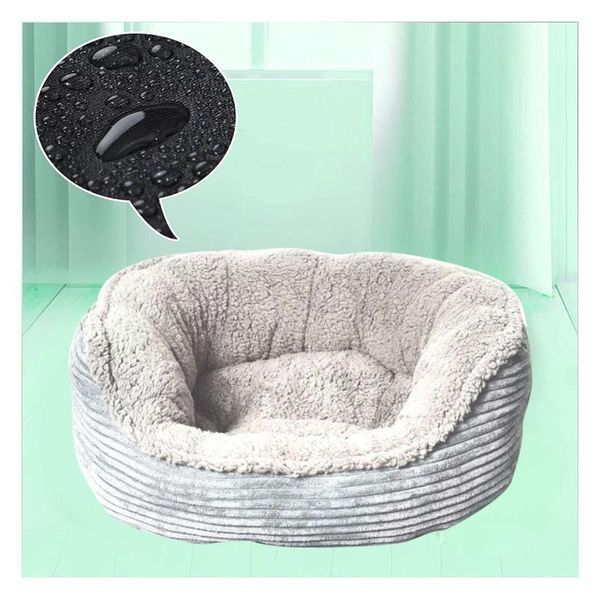 

dog bed kennel small cat pet puppy round bed house soft warm pad for small medium dog lit cat beds