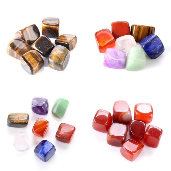 

natural crystal chakra stone 7pcs set natural stones palm reiki healing crystals gemstones home decoration accessories 94 g2