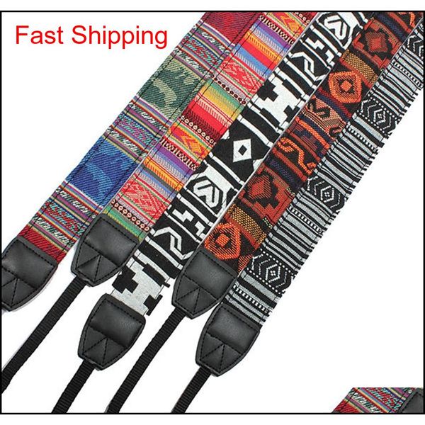 

5 colors colorful camera shoulder neck strap belt ethnic style camera belt for slr dslr nikon canon sony qylzeb bde_home, Silver