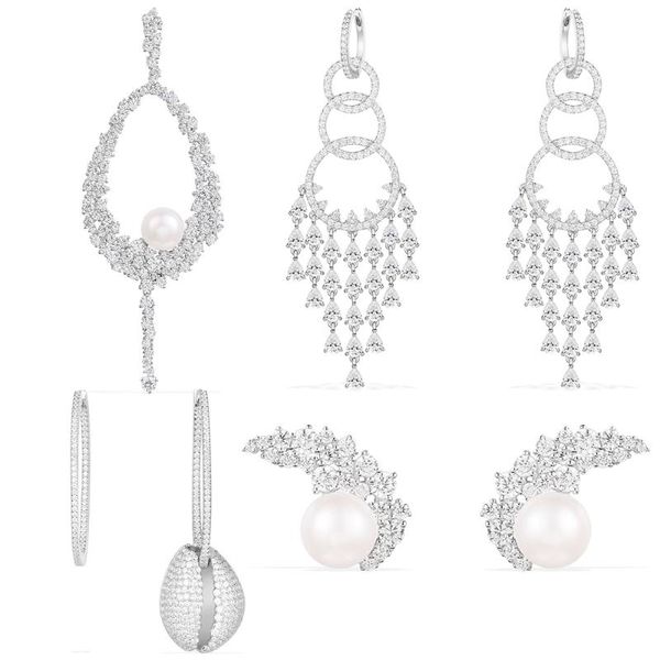 

stud 2021 fashion women beads korean earrings for jewelry, Golden;silver