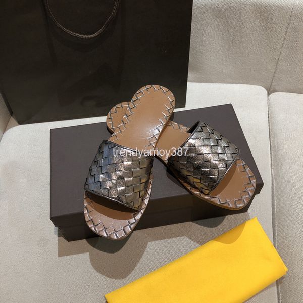 

dress shoes open toe half drag women wear woven fisherman's shoes, Black
