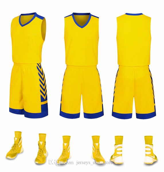 

discount men training basketball sets with shorts uniforms reversible basketball jerseys for that home and away look kits sports 44-43, Black;red