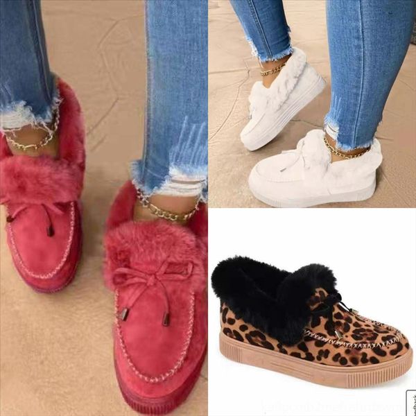 

qbsvd cotton cute slippers house penguin mop yarn animal plus velvet home slippers women shoes bedroom indoor cotton guest warm, Black