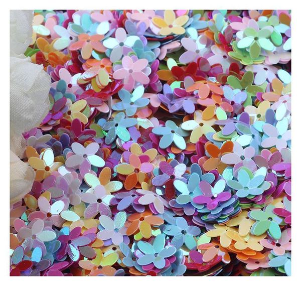 

10g 10mm solid flower sequins for crafts lentejuelas for needlework pvc sequin paillette diy sewing garment accessories sqcvnx