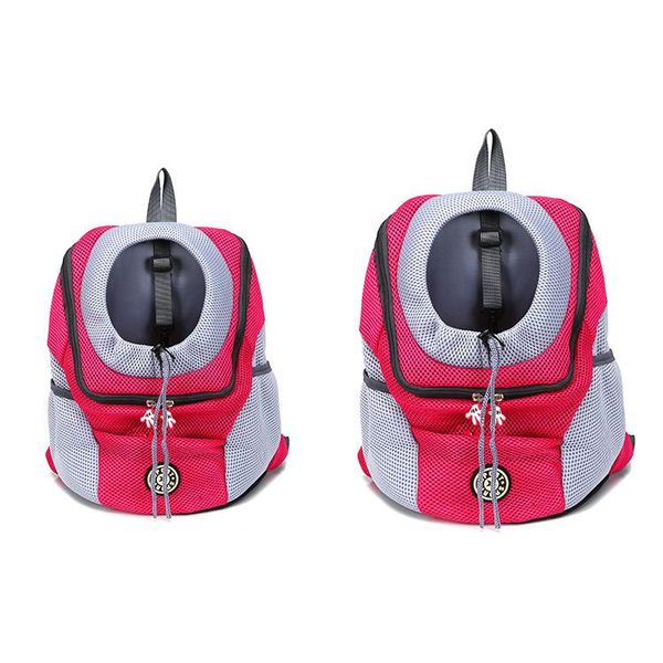 

dog car seat covers pet carrier bag oxford cloth outdoor double shoulder portable travel backpack mesh head for puppy accessories