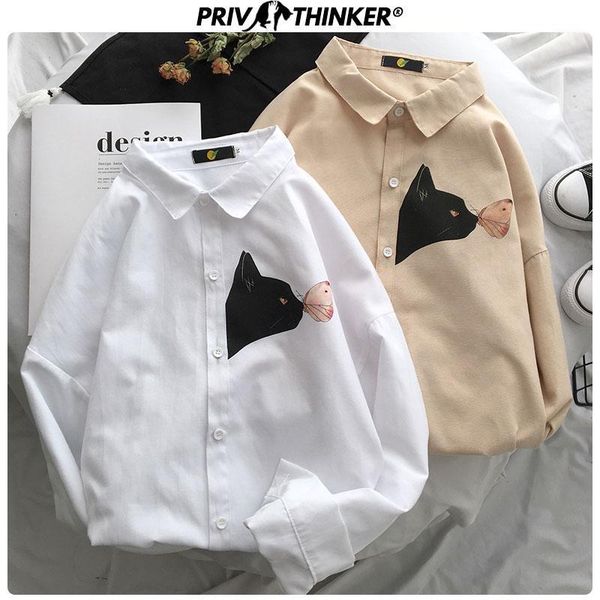 

men new summer street-style shirts 2020 men harajuku long sleeve hip hop clothes male printed fashions shirts 1, White;black