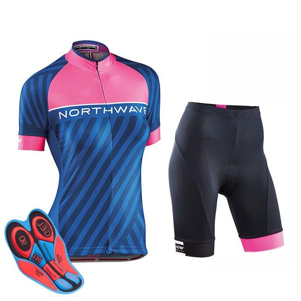 

2020 nw pro woman cycling jersey set mtb bike clothing bicycle clothes cycling wear maillot ropa ciclismo set, Black;blue