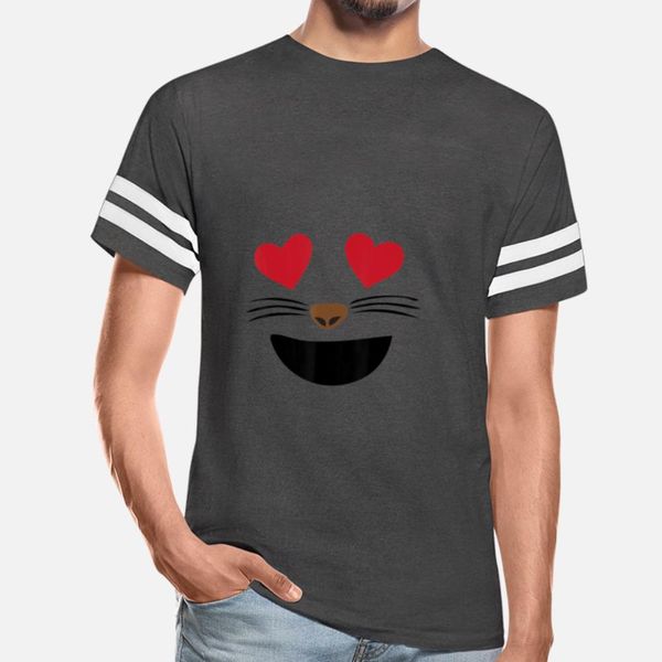 

хеллоуин костюм улыбаясь cat сердце глаза улыбка t shirt классический крупногабаритные vintage tracksuit фуфайки hoodie