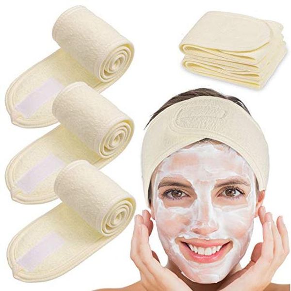 

spa headband sweat hairband head wrap towel hair wraps non-slip stretchable washable for sports / women makeup face wash q sqcqgw
