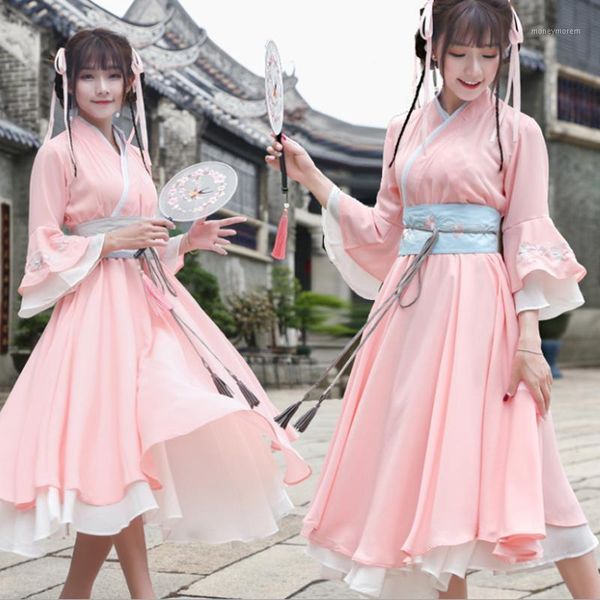 

casual dresses ruffle sleeve cute chiffon dress women kawaii girls vintage party skirts suit ancient costume fashion cosplay dress1, Black;gray