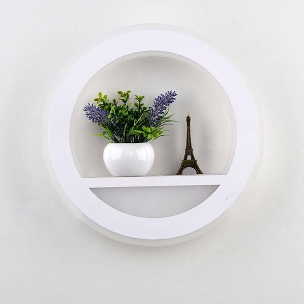 

wall lamp bedroom bedside aisle modern minimalist acrylic round guest room corridor led el
