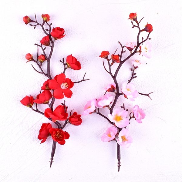 

zsokv decoration jewelry cake simulation plum blossom ornaments birthday baking cake large plum yfxqi plug-in decoration branch blossom