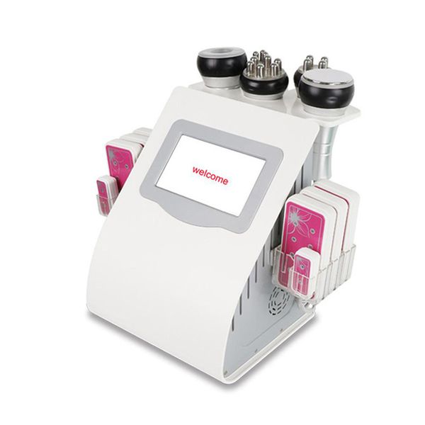 

6 in 1 laser lipo 40k cavitation ultrasound vacuum rf radio body slimming machine skin lifting weight loss fat remove machine