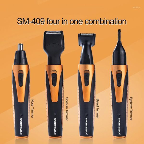 

trimmer eu plug new mustache and beard trimmer set hair cut clipper kit ear nose groomer shaver nose and beard set1