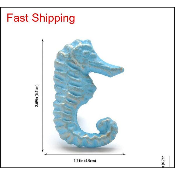 

retro ocean handles style cast iron handle mediterranean children's room drawer starfish handle single hole nordi qylwjw toys2010