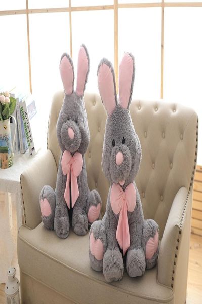 

50 70 80 100cm cute big rabbit plush toys stuffed bunny dolls america rabbit dolls toys with long ears soft toy for girl gift wmtcmu