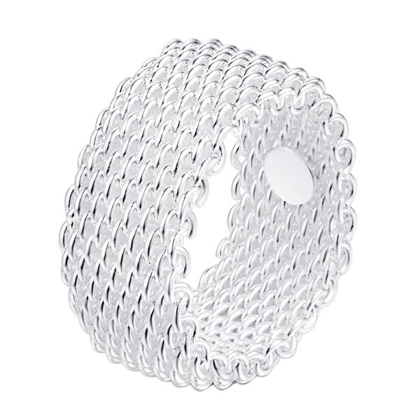 

women lady cute nice jewelry party ring new silver color rings elegant retro style women's network gift r040 h bbysil
