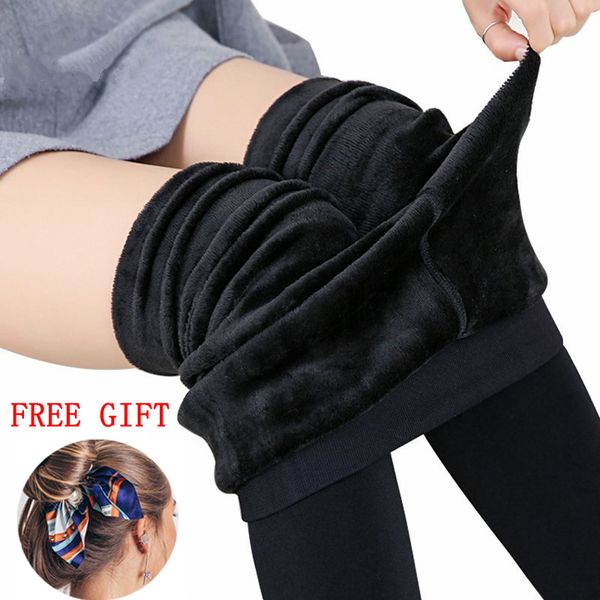 

winter warm plus size leggins solid color velvet women leggins high waist leggings stretchy black leggings dropshipping