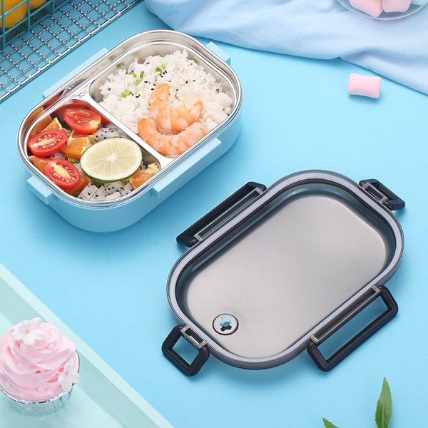 

baispo bento box 304 stainless steel food container with compartment high temperature resistance lunch box for children kitchen bbyotd