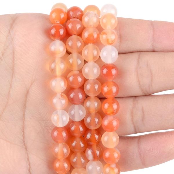 

wholesale natural red agates stone beads round loose spacer beads for jewelry making 4/6/8/10/12mm diy bracelet necklace