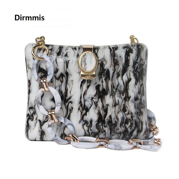 

new trendy bags fashion women handbags black white ink geometric acrylic luxury party evening bag woman casual box clutch purse y201224