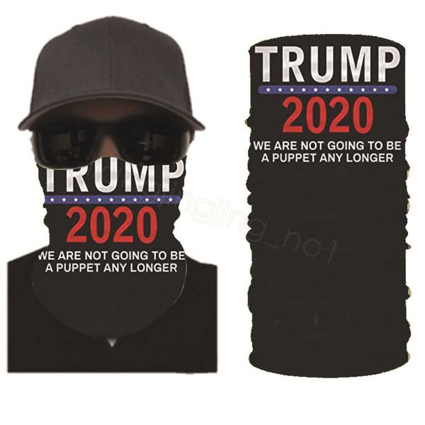 

trump camo cycling headscarf mask 2021 outdoor sunblock magic headscarf men's and women's letter printed biking sports neck scarf, Blue;black