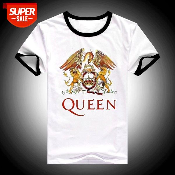 

Freddie Mercury The Queen Band T-Shirt women Hip Hop Rock Hipster T Shirt Casual Tshirts harajuku Shirt Tops Graphic Tees #Mj6G, White