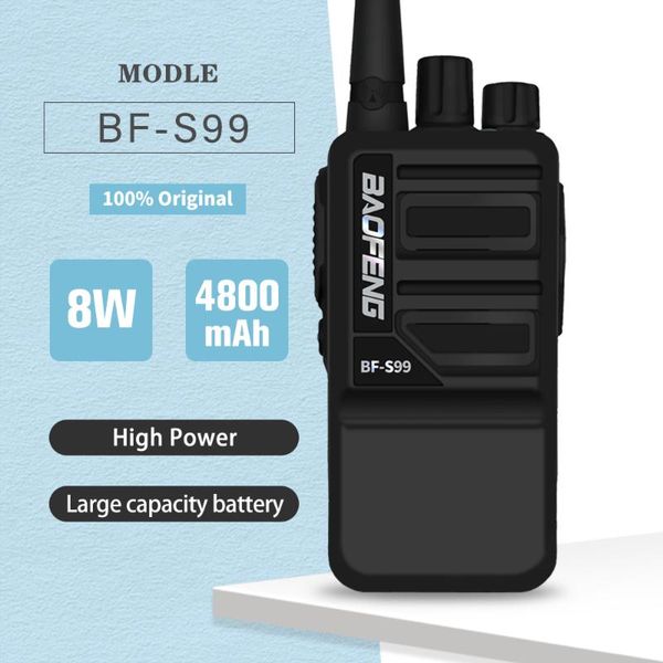 

walkie talkie baofeng bf s99 8w high power handheld two way radio dual band fm transceiver update of bf-888s bf888s intercom