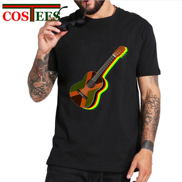 

rastafarian jamaican guitar reggae illustration of a classical acoustic guitar with the flag of jamaica male sweatshirt hoodie men t shirt