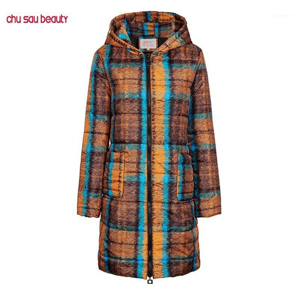 

winter jacket women new parka women 2019 coats hooded ladies coats female parka thick cotton padded lining winter female1, Tan;black