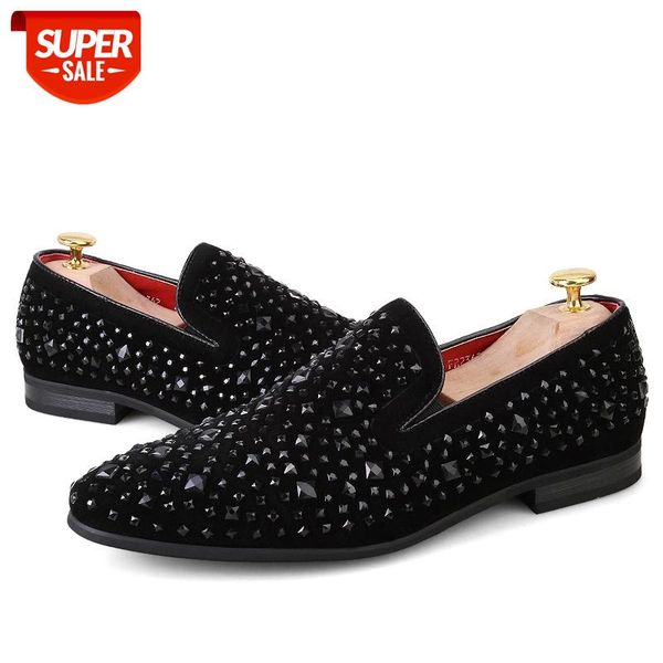 

coiffeur formal shoes men rhinestone mens dress shoes sepatu slip on pria loafers men wedding moda italiana de hombre bona #v639