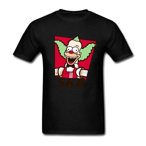 

springfield krusty burger mens t shirt breathable short sleeved t shirt street personality printing casual sport hooded sweatshirt hoodie
