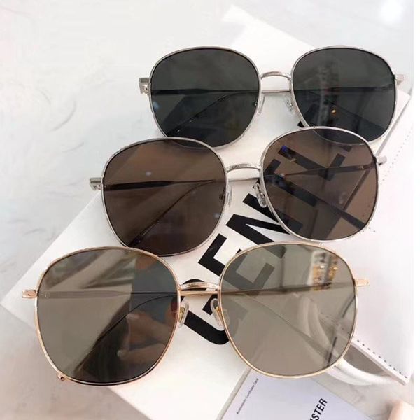 

High Quality Korea Brand Designer Gentle Sunglasses Doublebread Sun Women Men Round Glasses with Original Packing Box