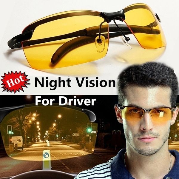 

sport 2020 vision sun sunglasses men outdoor driver goggles yellow glasses for night driving