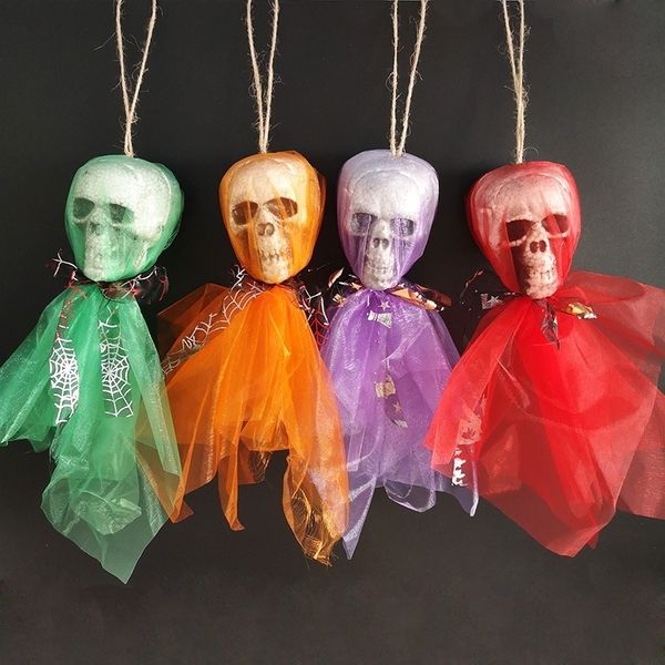 

9zx96 halloween fcqly pendant new haunted house bar decoration props foam simulation simulation skull pendant pendant skull