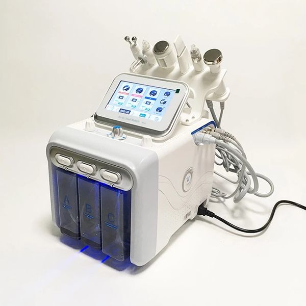 

ultrasonic cavitation 6 in1 h2-o2 hydro dermabrasion skin lifting spa facial hydro facial microdermabrasion machine water spa facial hydro